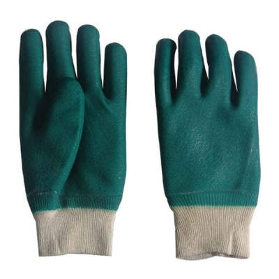 HWSID3034 PVC fully coated gloves, sandy finish