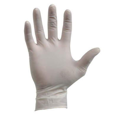 HWSDP1001 Latex Disposable Gloves, white