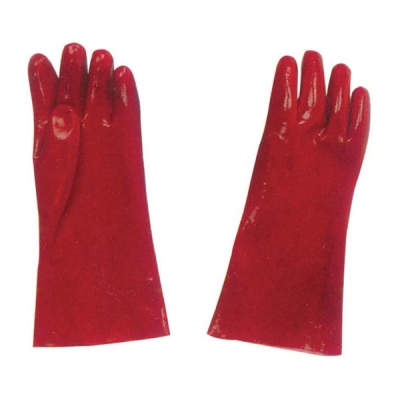 HWSID3211 PVC chemical resistant gloves, smooth finish