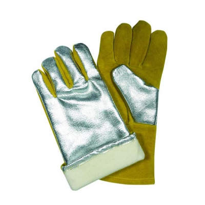 HWSWD2001  Welding gloves, with heat resistant Aluminum back