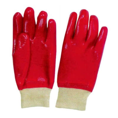 HWSID3011 PVC fully coated gloves, smooth finish