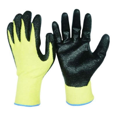 HWSCT1113  Cut resistant gloves, Nitrile coated palm