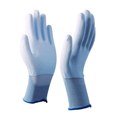HWSCG1011  Water-based PU coated gloves