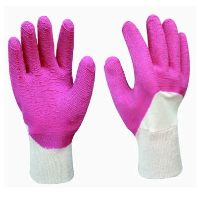 HWSCG3502 3/4 latex coated gloves with jersey liner