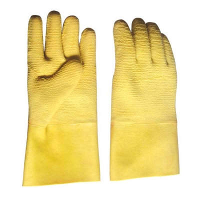 HWSCG3801 Latex coated gloves with gauntlet cuff