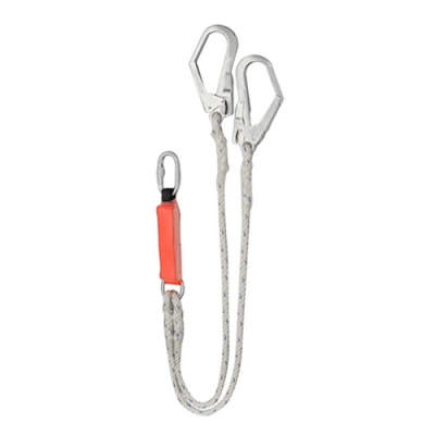 HWZLD1214 Shock-Absorbing Lanyard with double big snap hooks
