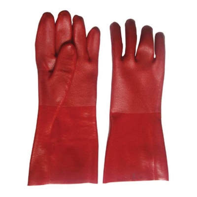 HWSID3241 PVC chemical resistant gloves, sandy finish
