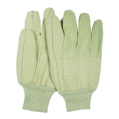 HWSGD1002 Natural white woven gloves
