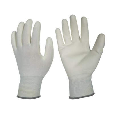 HWSCG1001  PU coated gloves, Nylon liner