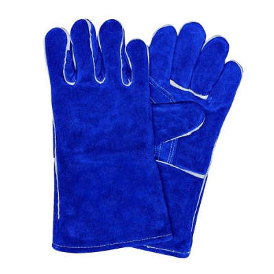 HWSWD1045 Leather welding gloves, reinforced thumb style