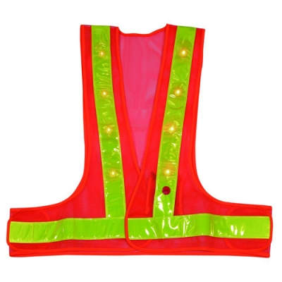 HWQSV2281 High visibility vest with LED lights