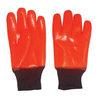 HWSID3081 Fluorescent PVC fully coated gloves