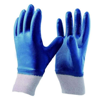 HWSCG2511 Cotton jersey liner, knitted wrist with full Nitrile coating