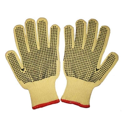 HWSCT1101  Cut resistant gloves, with PVC dots